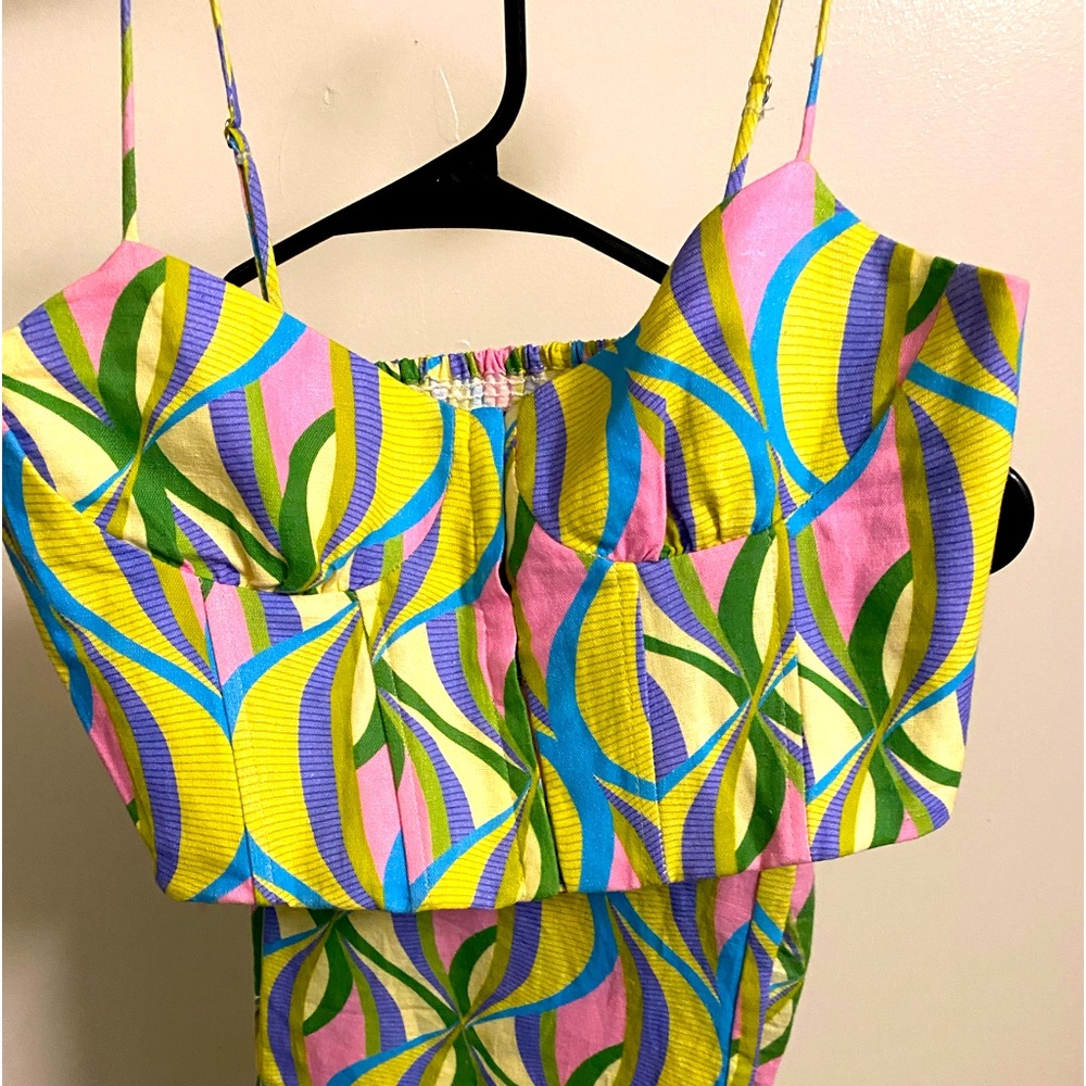 colorful crop top - TOP ONLY
